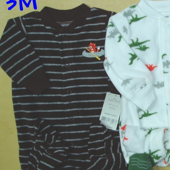 Fleece Sleep Play Blanket Sleeper Footed Baby Boys - Picture 3 of 9